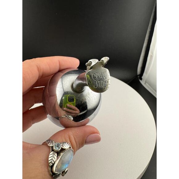 Vintage Stainless Steel Bubble Top Liquor Spout - Picture 4 of 5